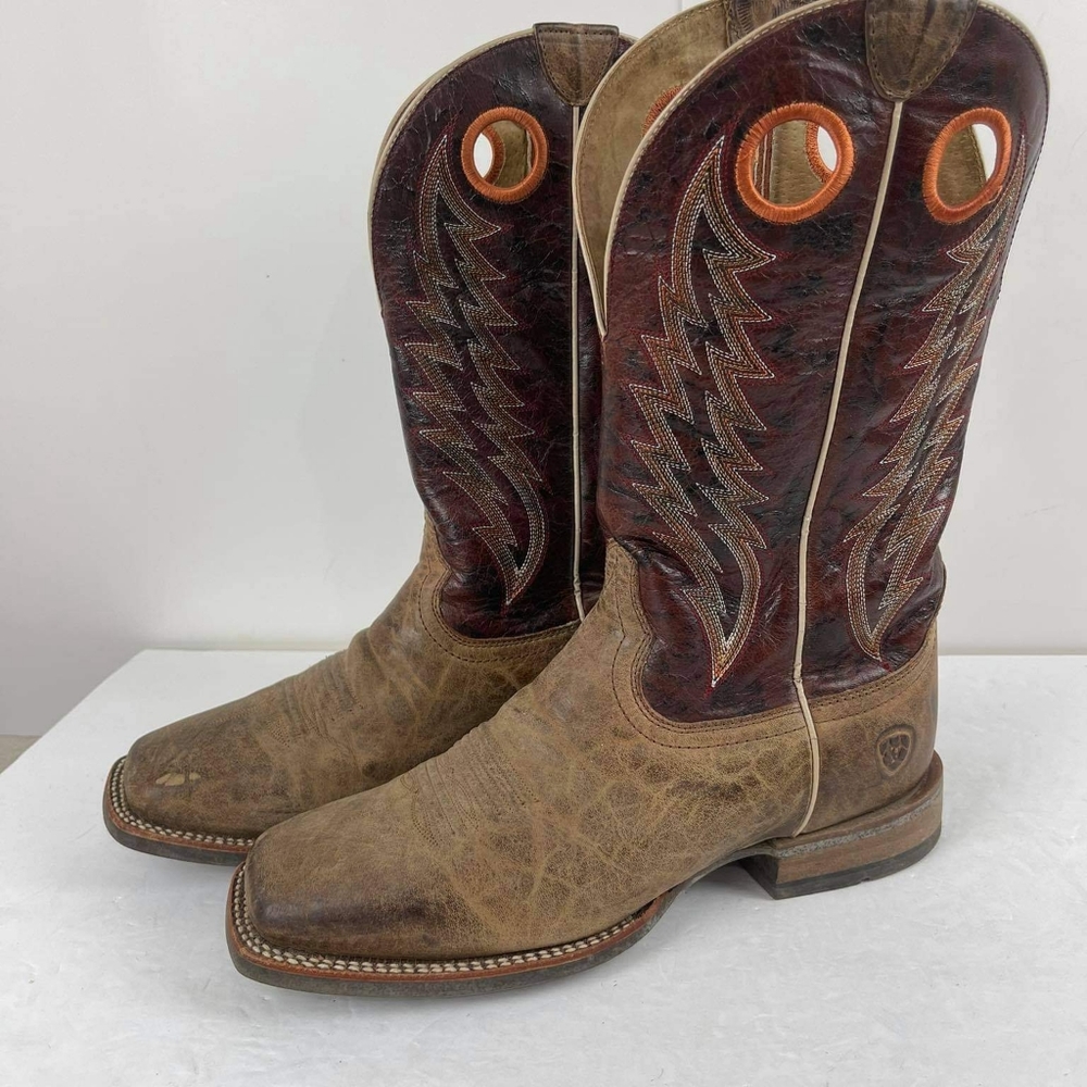 ARIAT Men's Branding Pen 10 EE Western Boots - Picture 2 of 9